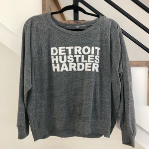Detroit Hustles Harder Sweatshirt